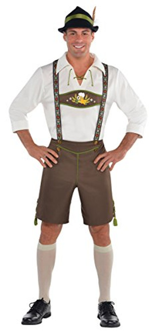 AMSCAN Mr. Oktoberfest Halloween Costume for Men, Large, with Included Accessories