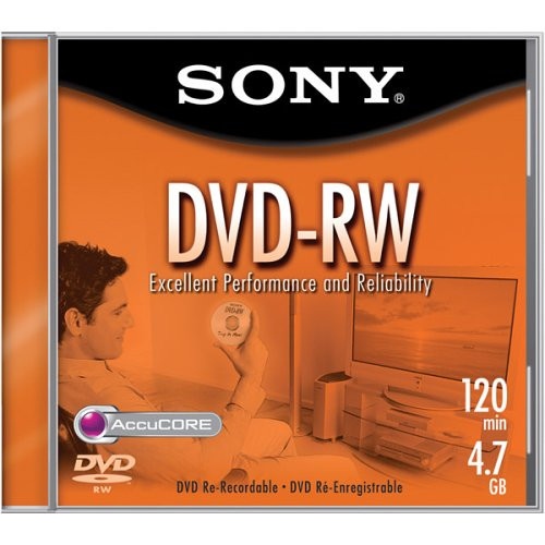 Sony DVD-RW 2X 4.7GB Rewriteable (Single) (Discontinued by Manufacturer)