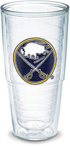 Tervis 1044881"NHL Buffalo Sabres" Tumbler, Emblem, 24 oz, Clear