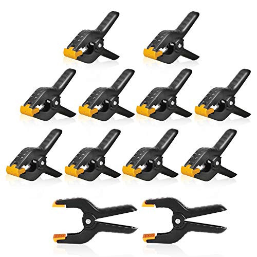 Emart Heavy Duty Spring Clamps 4.5 inch 12 Pack, Photo Booth Backdrop Clips for Muslin, Paper, Photo Background Support, Photography Studio