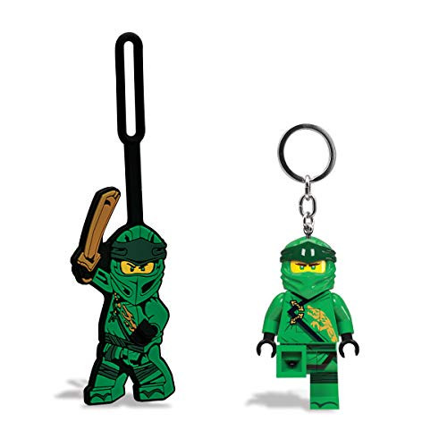 LEGO Ninjago Legacy Lloyd Luggage / Bag Tag & Key Light Duo