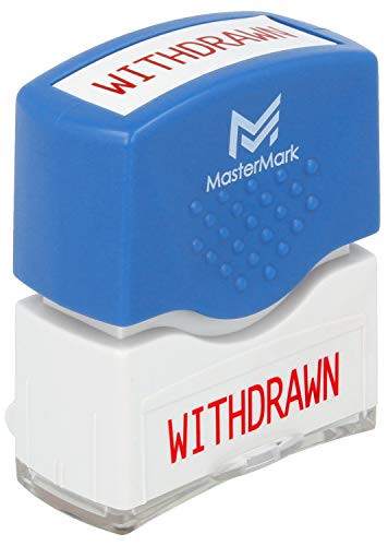 Withdrawn Stamp  MasterMark Premium Pre-Inked Office Stamp