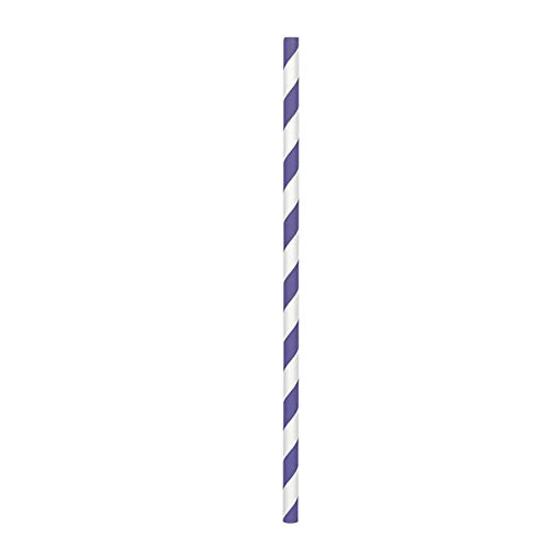 amscan New Purple Paper Straws | 288 Ct.