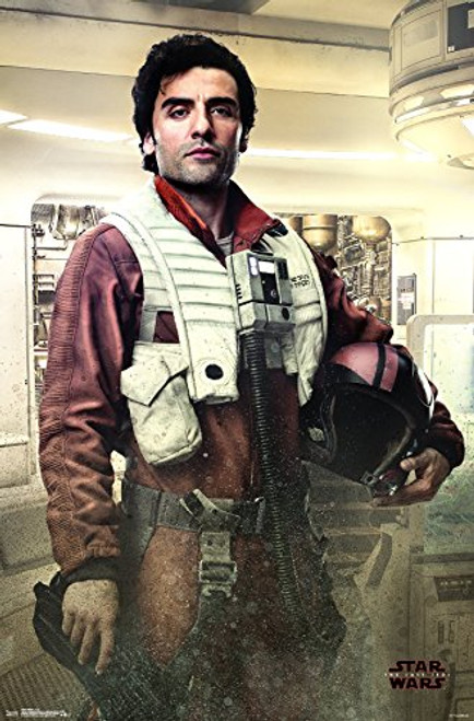 Trends International Star Wars: The Last Jedi - Poe Wall Poster, 22.375" x 34", Premium Unframed