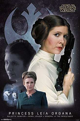 Trends International Star Wars: Saga - Princess Leia - Memory Wall Poster, 22.375" x 34", Premium Unframed