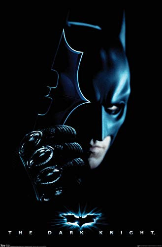 Trends International DC Comics Movie - The Dark Knight - Batman with Batarang Wall Poster, 14.725" x 22.375", Premium Unframed