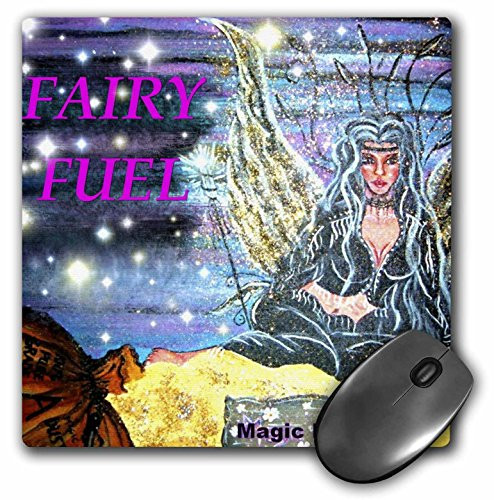 3dRose LLC 8 x 8 x 0.25 Inches Fairy Fuel Mouse Pad (mp_3618_1)