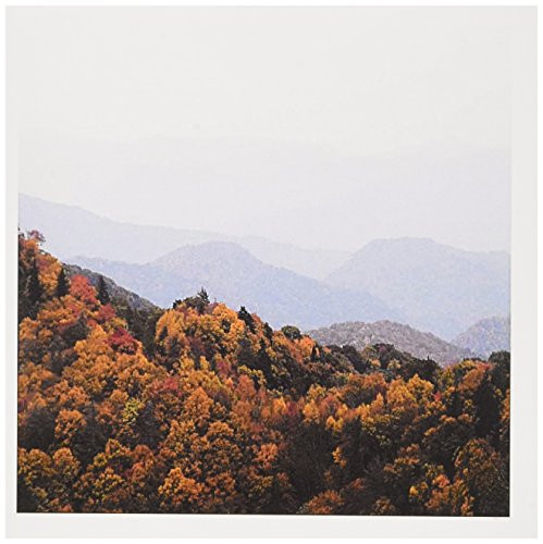 3dRose Fall in the Smokey Mountains North Carolina Mountains - Greeting Cards, 6 x 6 inches, set of 6 (gc_22397_1)