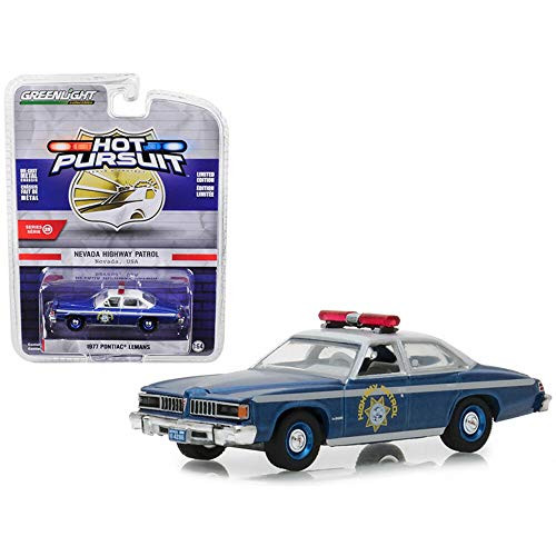1977 Pontiac Lemans Nevada Highway Patrol Hot Pursuit Series 29 1/64 Diecast Model Car by Greenlight 42860 C