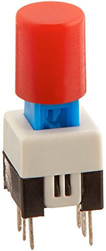 Uxcell 6-Pin Momentary Tactile/Tact/Push Button Switch, 7 x 7 x 12mm