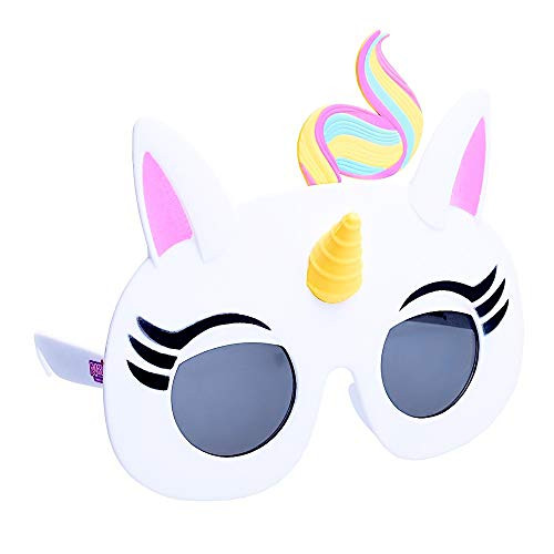Sun-Staches SG3392 Officially Licensed Fingerlings Unicorn , White, Pink, Black, Yellow, Pink, One Size