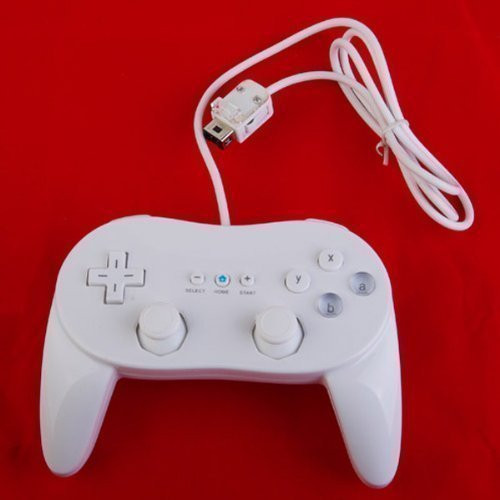 Zettaguard New Classic Pro Controller Console Gampad/Joypad For Nintendo Wii WiiU White (ZG-WW1)