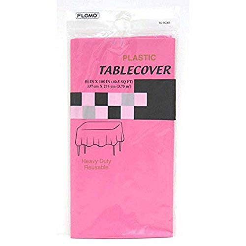 FLOMO Nygala Nygala TC305 HOT PINK RECTANGULAR TABLE COVER (6/36), 54 x 108
