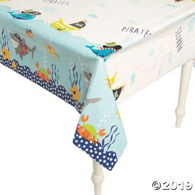 PIRATE ANIMAL TABLE COVER - Party Supplies - 1 Piece
