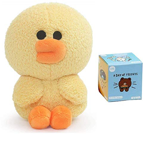 DHE Line Friends Bundle of 2, 7" Seated Sally Plush and Blind Box Series 1