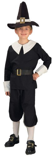 Forum Novelties Pilgrim Boy Costume, Child's Large
