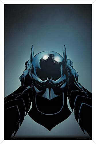 Trends International DC Comics - Batman - Cowl Wall Poster, 14.725" x 22.375", White Framed Version