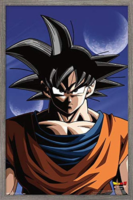 Trends International Dragon Ball Z - Goku Wall Poster, 14.725" x 22.375", Barnwood Framed Version Trends International Dragon Ball Z - Goku Wall Poster, 14.725" x 22.375", Barnwood Framed Version