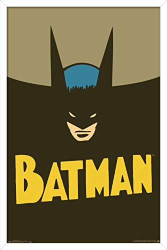Trends International DC Comics - Batman - Vintage Wall Poster, 14.725" x 22.375", White Framed Version
