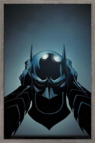 Trends International DC Comics - Batman - Cowl Wall Poster, 14.725" x 22.375", Barnwood Framed Version
