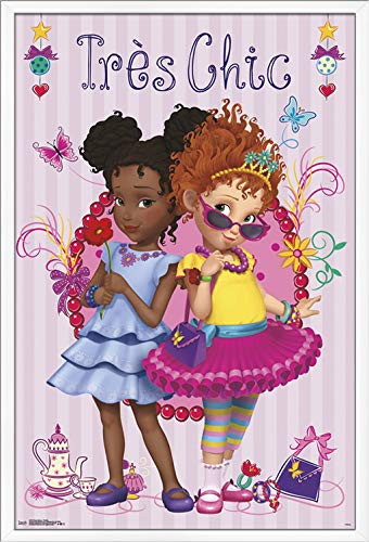 Trends International Disney Fancy Nancy - Friends Wall Poster, 22.375" x 34", White Framed Version