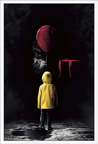 Trends International IT-Teaser One Sheet Wall Poster, 22.375" x 34", White Framed Version