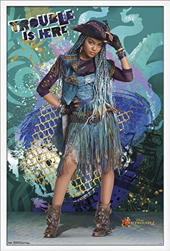 Trends International Disney Descendants 2 - Uma Wall Poster, 22.375" x 34", White Framed Version