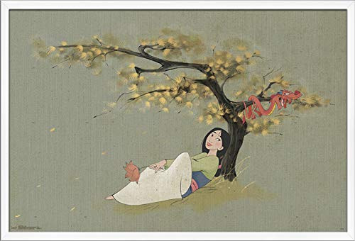 Trends International Disney Mulan - Tree Wall Poster, 22.375" x 34", White Framed Version
