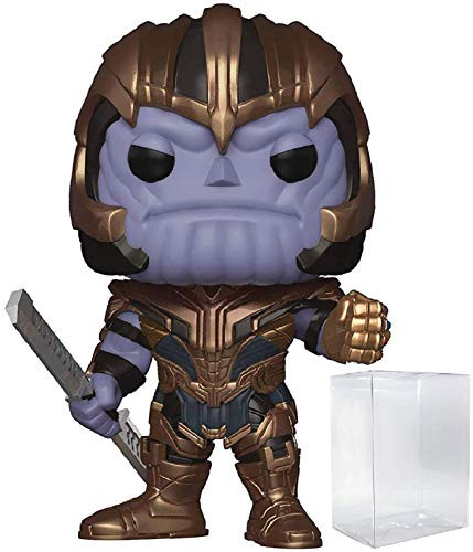 Marvel: Avengers Endgame - Thanos Funko Pop! Vinyl Figure (Includes Compatible Pop Box Protector Case)