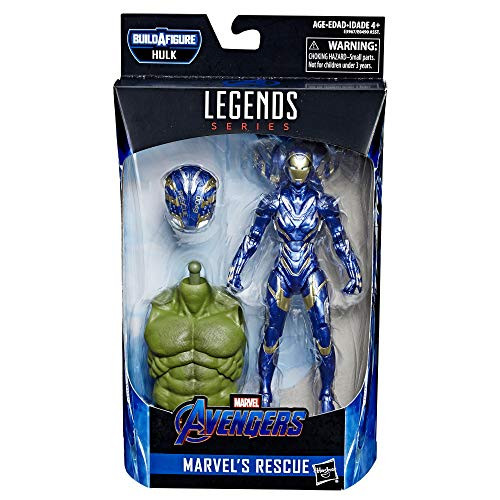 Avengers Marvel Legends Series Endgame Rescue Collectible Action Toy for Ages 6 and Up with Build-A-Figure Part, 6 Inch