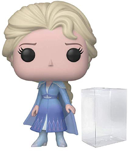 Funko Pop Disney: Frozen 2 - Elsa Pop! Vinyl Figure (Includes Compatible Pop Box Protector Case)