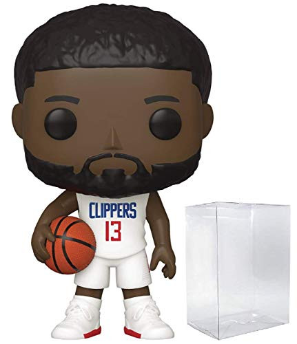 Paul George LA Clippers #57 Pop Sports NBA Action Figure (Bundled with Pop Protector to Protect Display Box)