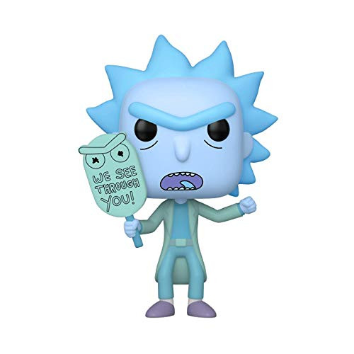 Funko Pop! Animation: Rick & Morty - Holgram Rick Clone, Glow in The Dark, Amazon Exclusive