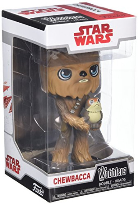Funko Wobblers Star Wars: The Last Jedi - Chewbacca - Collectible Figure Funko Wobblers Star Wars: The Last Jedi - Chewbacca - Collectible Figure