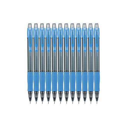 Pilot G2 Mechanical Pencil, Fine Point, 0.7mm, 2 HB, Periwinkle Grip, 12 Count
