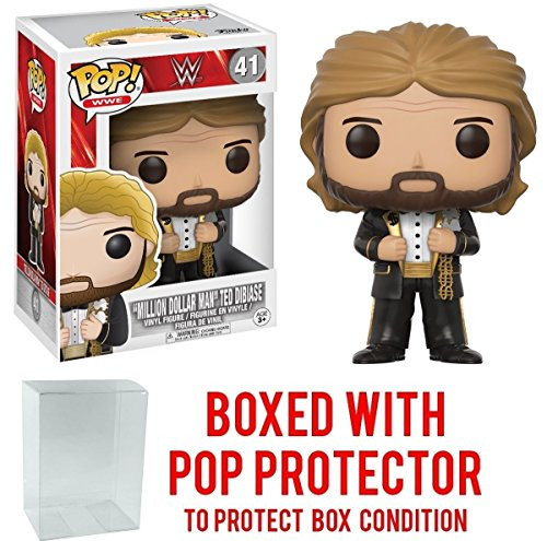 Funko Pop! WWE Million Dollar Man Ted Diabase Vinyl Figure (Bundled with Pop BOX PROTECTOR CASE)