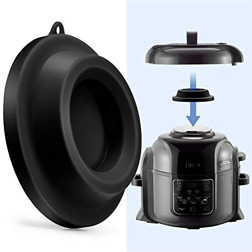 Goldlion Lid Stand Silicone Lid Holder Accessories Compatible with Ninja Foodi Pressure Cooker and Air Fryer 5 Qt, 6.5 Qt and 8 Quart, Black Goldlion Lid Stand Silicone Lid Holder Accessories Compatible with Ninja Foodi Pressure Cooker and Air Fryer 5 Qt, 6.5 Qt and 8 Quart, Black
