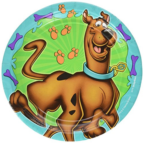 amscan Round Plates | Scooby-Doo Collection | Party Accessory | 48 Ct.