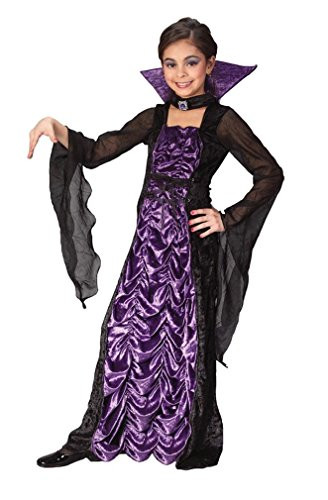 Fun World Purple Vampiress Costume, Medium 8 - 10, Purple