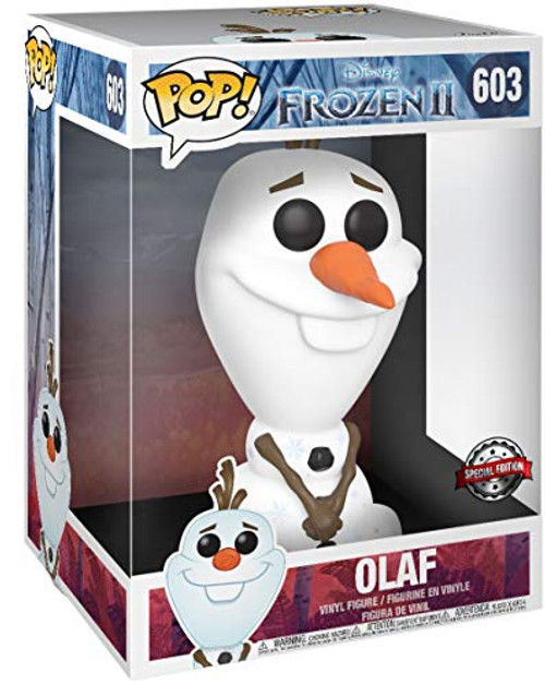 Funko Pop! Disney: Frozen 2 Olaf 10 Inch Exclusive Vinyl Figure #603 Funko Pop! Disney: Frozen 2 Olaf 10 Inch Exclusive Vinyl Figure #603