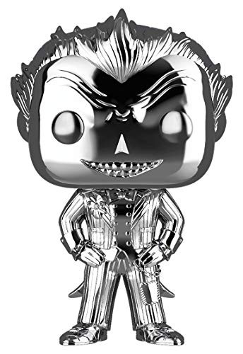 Funko POP! Heroes: DC Comics Batman Arkham Asylum - The Joker (Silver Chrome) (NYCC Debut)