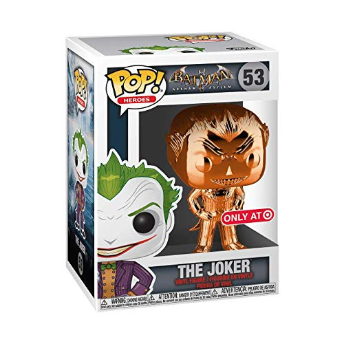 Funko POP! Heroes: DC Comics Batman Arkham Asylum - The Joker (Orange Chrome) (NYCC Debut)