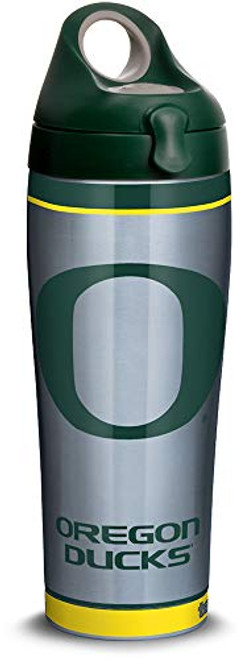 Tervis 1314674 Oregon Ducks Tradition Stainless Steel Insulated Travel Tumbler with Hunter Green with Gray Lid, 24 oz, Silver Tervis 1314674 Oregon Ducks Tradition Stainless Steel Insulated Travel Tumbler with Hunter Green with Gray Lid, 24 oz, Silver
