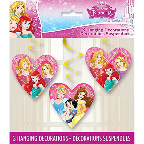 26" Hanging Dream Disney Princess Decorations, 3ct