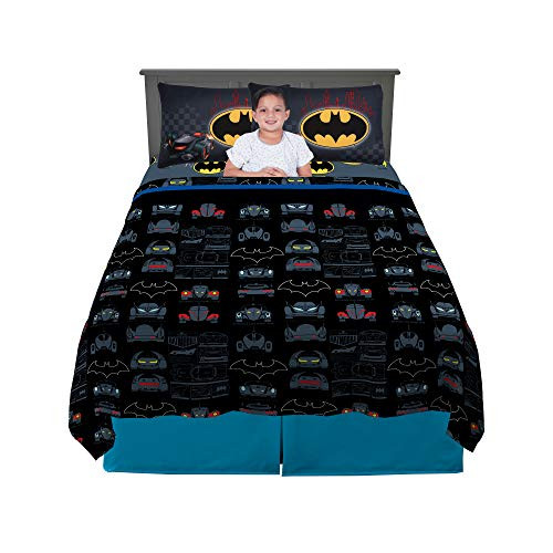 Franco Kids Bedding Super Soft Sheet Set, 4 Piece Full Size, Batman