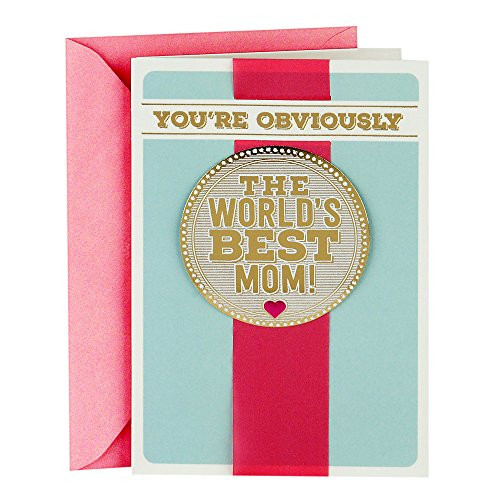Hallmark Shoebox Funny Mothers Day Card from Son or Daughter (World's Best Mom) Hallmark Shoebox Funny Mothers Day Card from Son or Daughter (World's Best Mom)