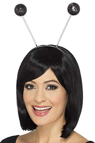 Smiffy's Glitter Ball Head Boppers, Black, One Size