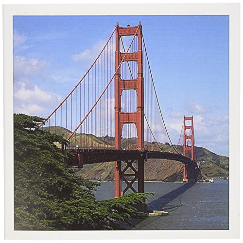 3dRose Golden Gate Bridge San Francisco - Greeting Cards, 6 x 6 inches, set of 12 (gc_21694_2)
