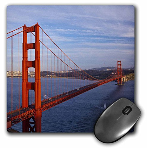 3dRose LLC 8 X 8 X 0.25 Inches Golden Gate Bridge, San Francisco, California Chuck Haney Mouse Pad (mp_88313_1)