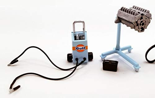 Greenlight GMP-14313 Diorama Shop Tool Set #1 - Gulf Oil 1/43 Scale